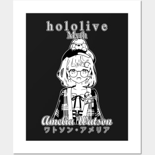 Amelia Watson Hololive English HoloMyth Posters and Art